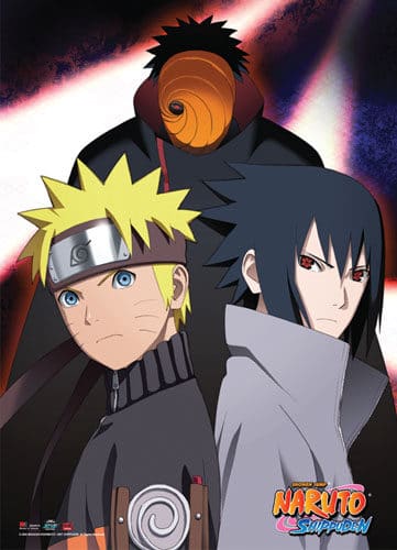 Naruto, Sasuka & Tobi Wall Scroll
