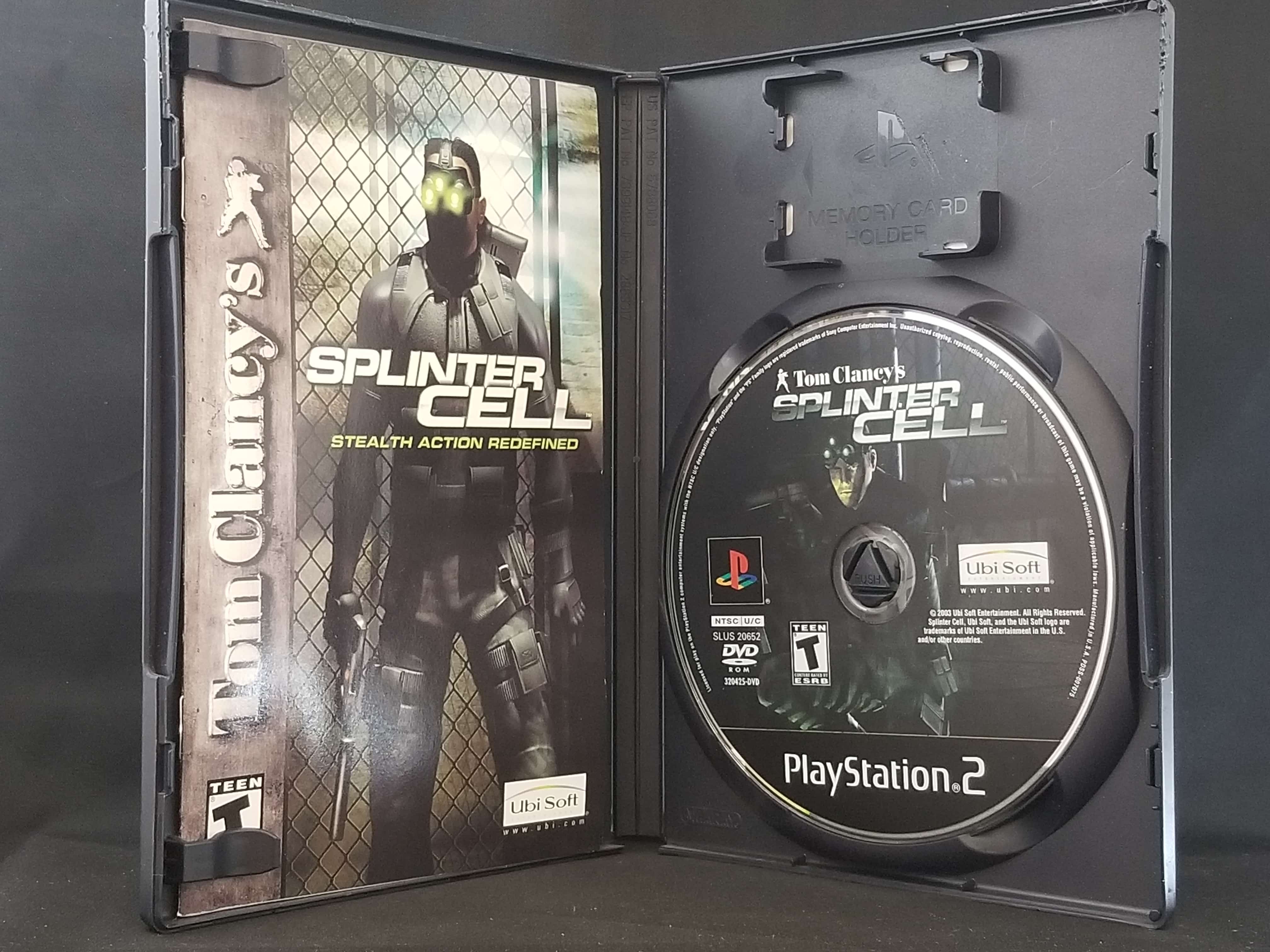 Tom Clancy's Splinter Cell (Sony PlayStation 2, 2003) for sale online