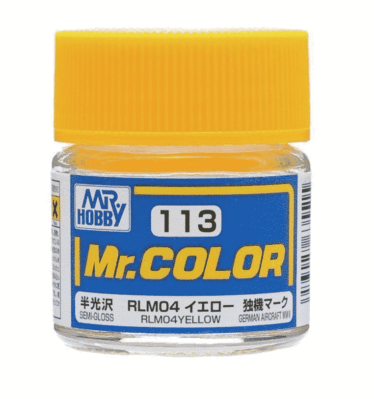 Mr. Color Semi Gloss RLM04 Yellow C113