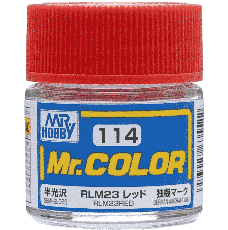 Mr. Color Semi Gloss RLM23 Red C114