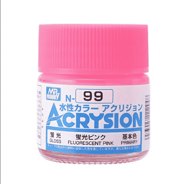 Mr. Color Acrysion Semi Gloss Fluorescent Pink N99