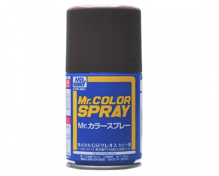 Mr. Color Spray 3/4 Flat Red Brown S41