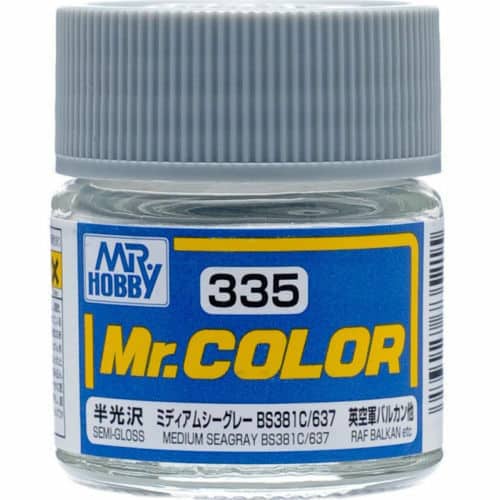 Mr. Color Semi Gloss Medium Seagray BS381C/637 C335