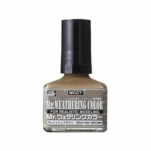 Mr. Weathering Color Filter Liquid Grayish Brown WC07