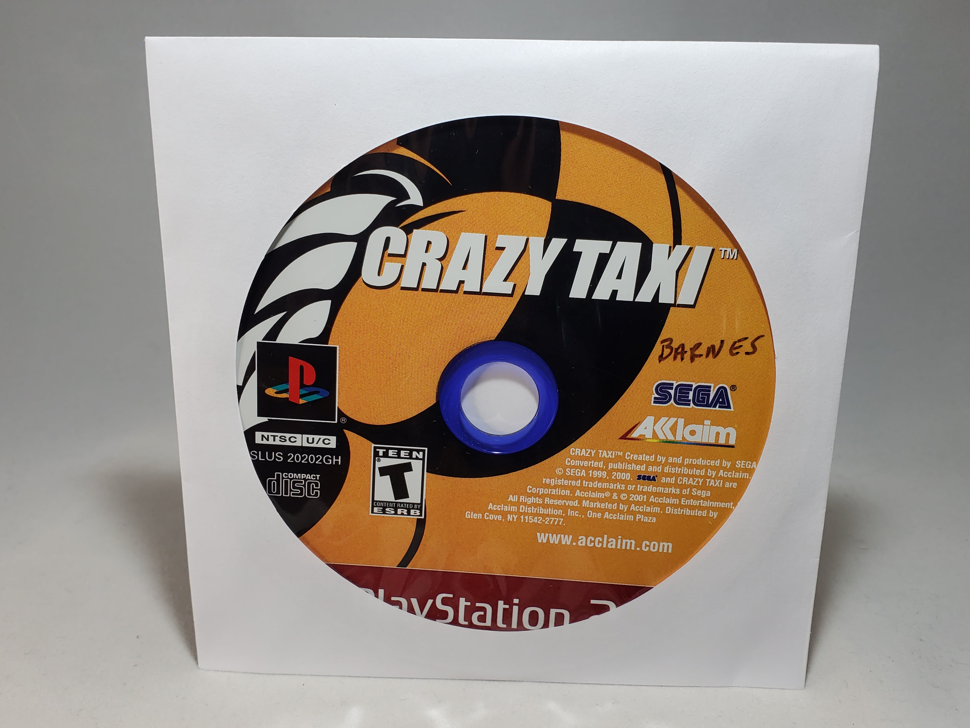Crazy Taxi - PlayStation 2 (PS2) Game