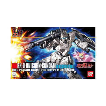 High Grade RX-0 Unicorn Gundam Unicorn Mode Box