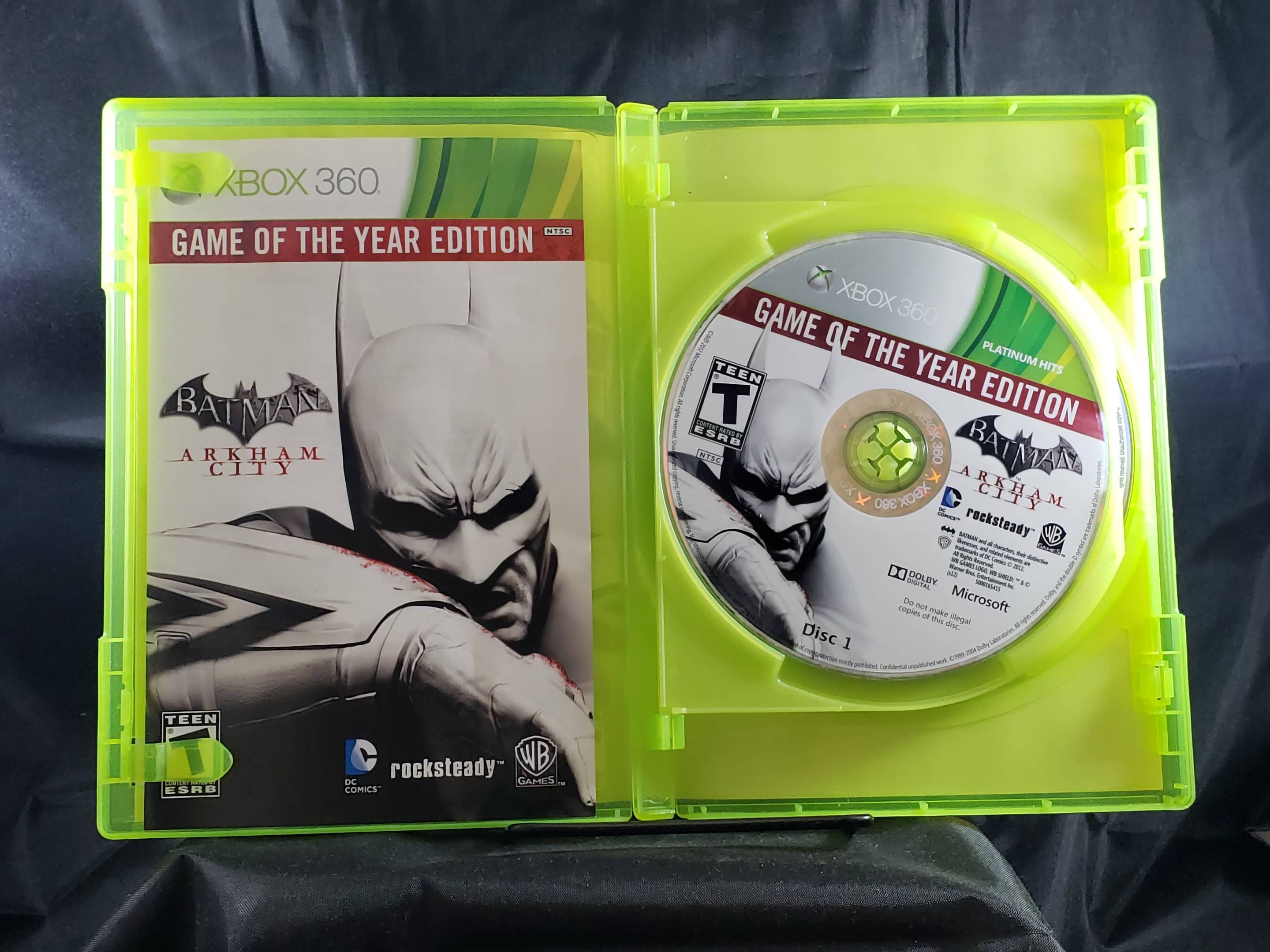 Batman: Arkham City Game of the Year Edition XBOX 360 Complete