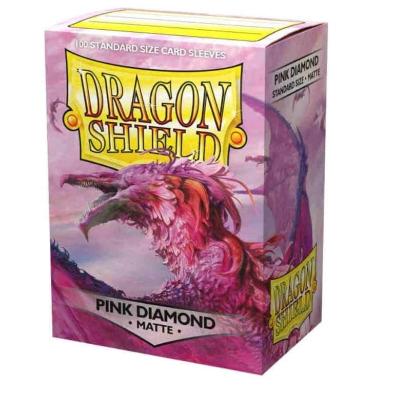 Dragon Shield Matte Pink Diamond Pose 1