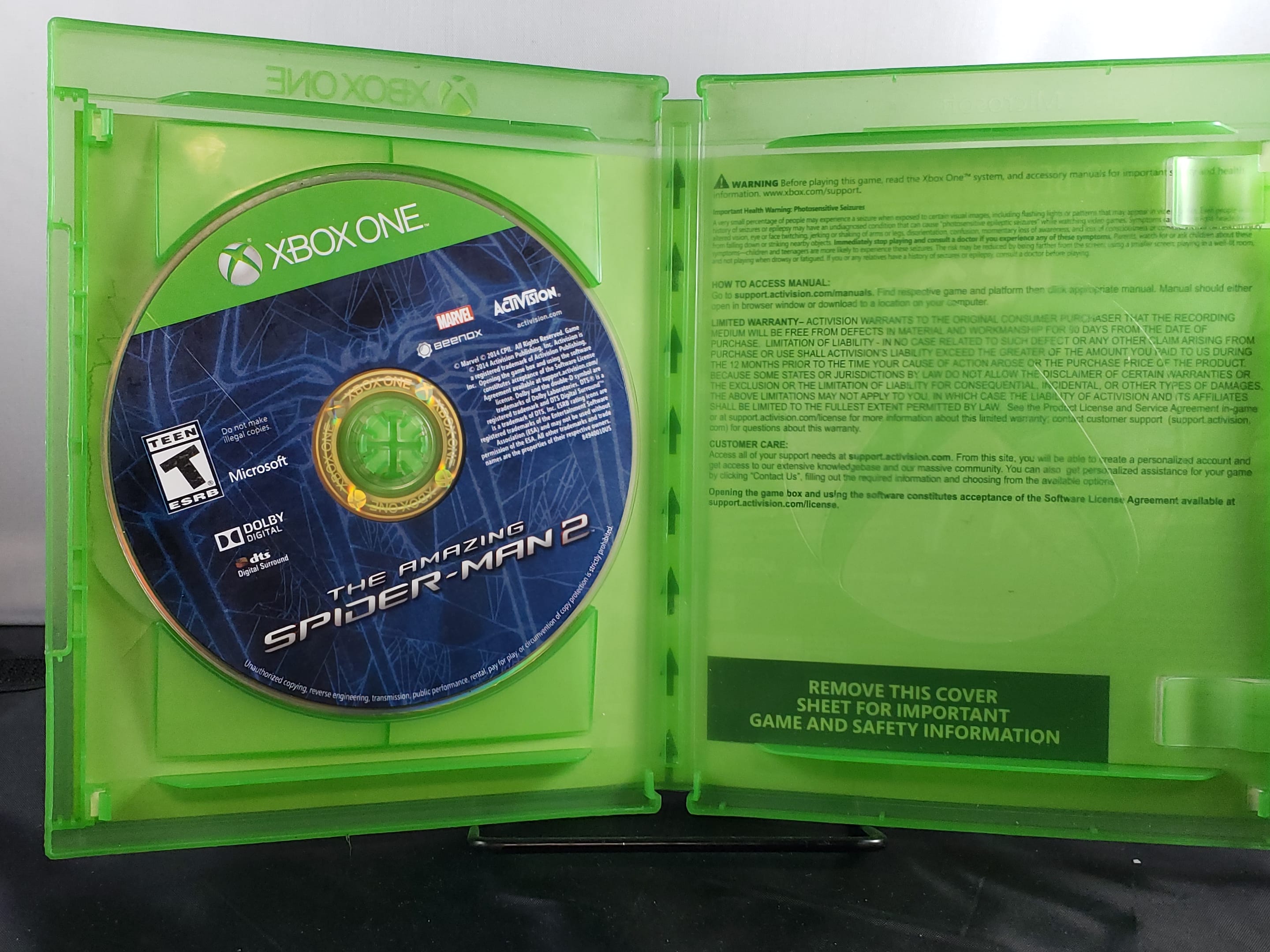 Microsoft Xbox One - The Amazing Spider-Man 2 Game Disc