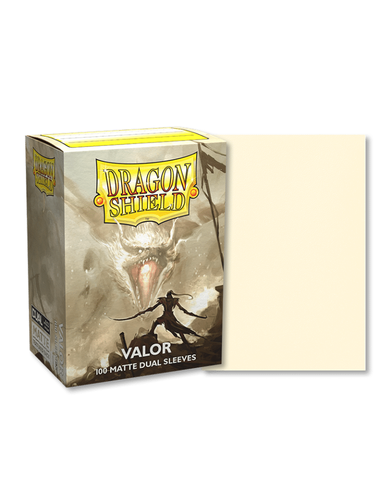 Dragon Shield Dual Sleeves Matte Valor Pose 1