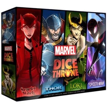 Dice Throne Marvel 4 Hero Box (Spider-Man/Loki/Scarlet Witch/Thor)